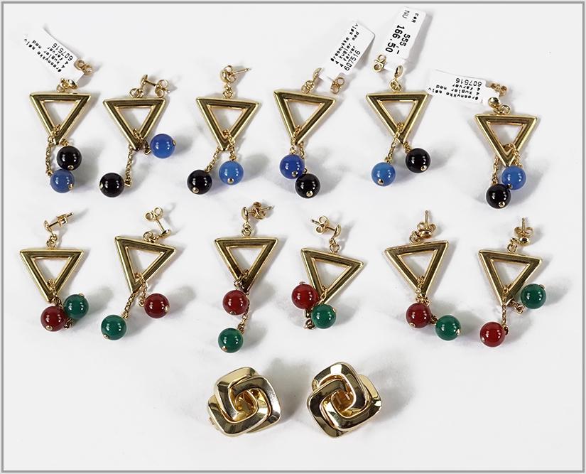 Seven Pairs of Sterling Silver Earrings. (1 of 1)