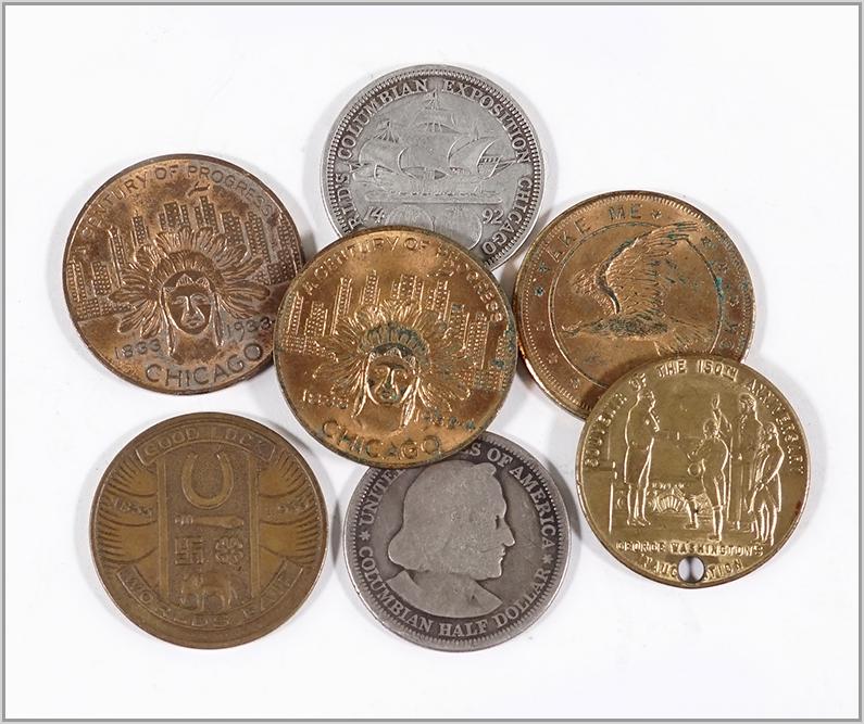 1892 abd 1893 Columbian Exposition Half Dollars and (1 of 1)