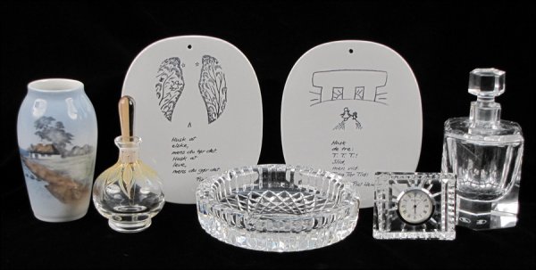 TWO PIET HEIN FOR ROYAL COPENHAGEN PORCELAIN PL