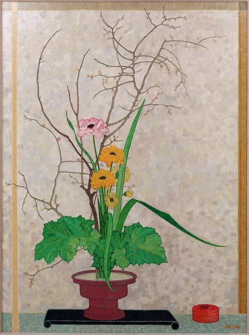 Frederick Arthur Jessup (American, 1920-2007) Acanthus.: Frederick Arthur Jessup (American, 1920-2007) Acanthus. Oil on canvas, signed lower right. Provenance: Wally Findlay Galleries 51" x 39" Frame: 55 1/2" x 42 1/2"