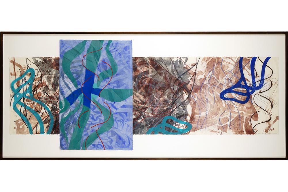 Steven Sorman (American, B. 1948) As Often.: Steven Sorman (American, B. 1948) As Often. Color lithograph, pencil signed lower right, dated 1988, titled, and numbered 6/22 36 3/4" x 90 3/4" Frame: 43" x 96 3/4"