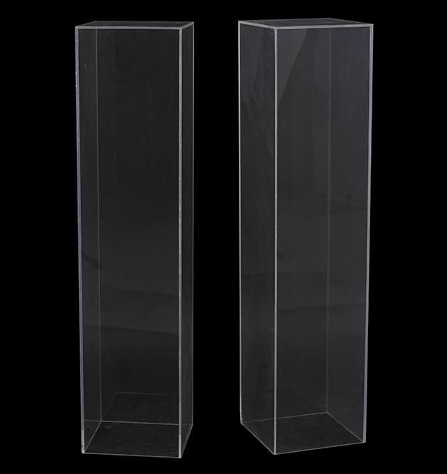 A Pair of Lucite Pedestals. (1 of 1)