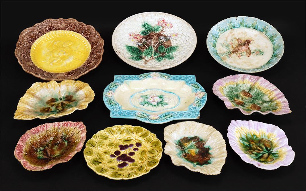 A Collection of Sarreguemines and Etruscan Majolica. (1 of 1)