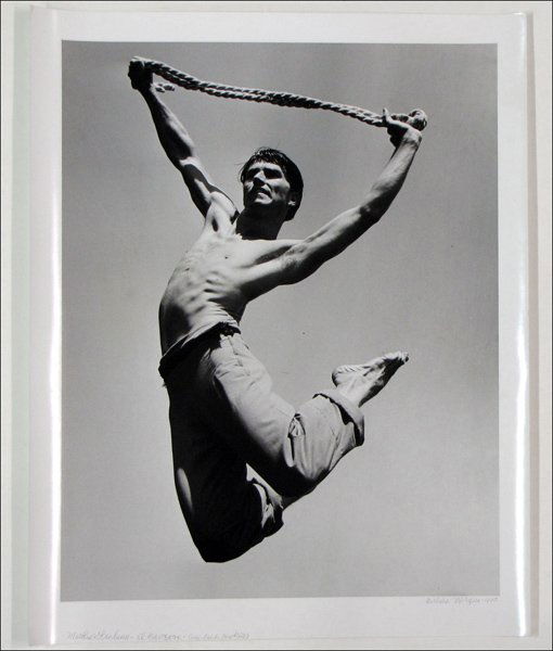 BARBARA MORGAN (AMERICAN 1900-1992) MARTHA GRAH: BARBARA MORGAN (AMERICAN 1900-1992) MARTHA GRAHAM - EL PENITENTE - (SOLO-HAWKINS-EL FLAGELLANTE). Gelatin silver print, 1940, printed in 1980; Signed, dated and titled in ink in the lower margin; Addi