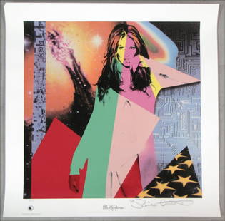 RONNIE CUTRONE (AMERICAN, B.1948) ELLE MACPHERS: RONNIE CUTRONE (AMERICAN, B.1948) ELLE MACPHERSON. Digital color print, from The Super Model Project, 1996-1997, Alliance Publishing Group, photograph by Gilles Bensimon, signed in pencil in the lower