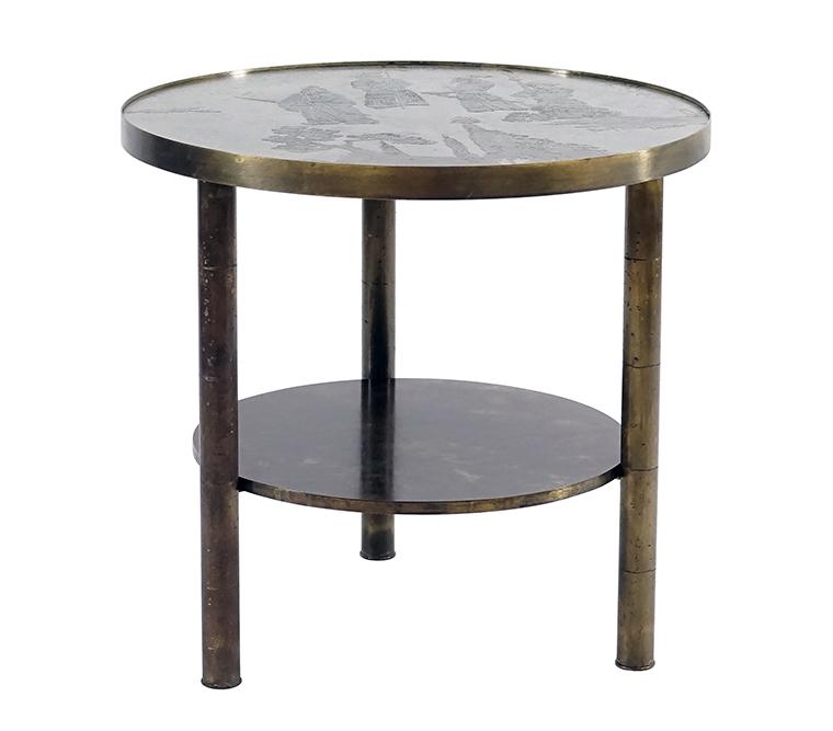 A Philip and Kelvin LaVerne Occasional Table. (1 of 5)