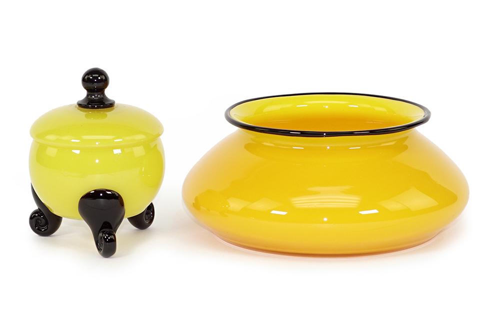 A Loetz Tango Glass Bowl. (1 of 1)