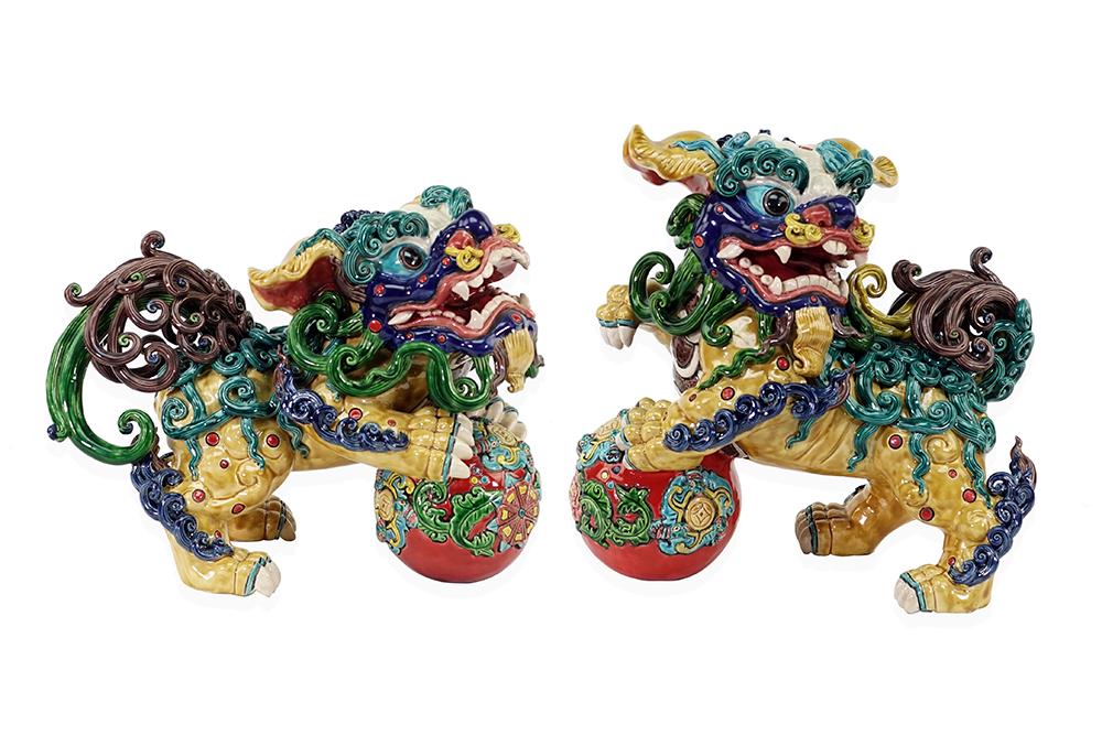 A Pair of Foo Lions. (1 of 1)