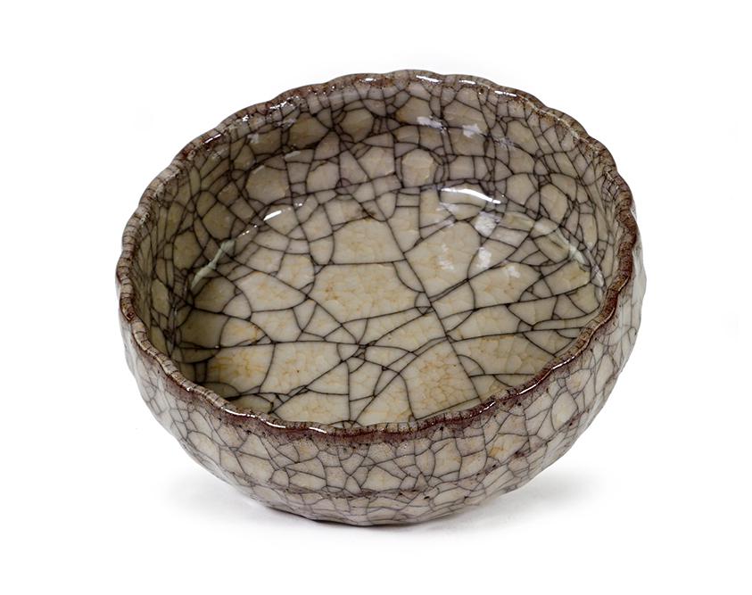 A Chinese Ge-Type Floriform Bowl. (1 of 3)