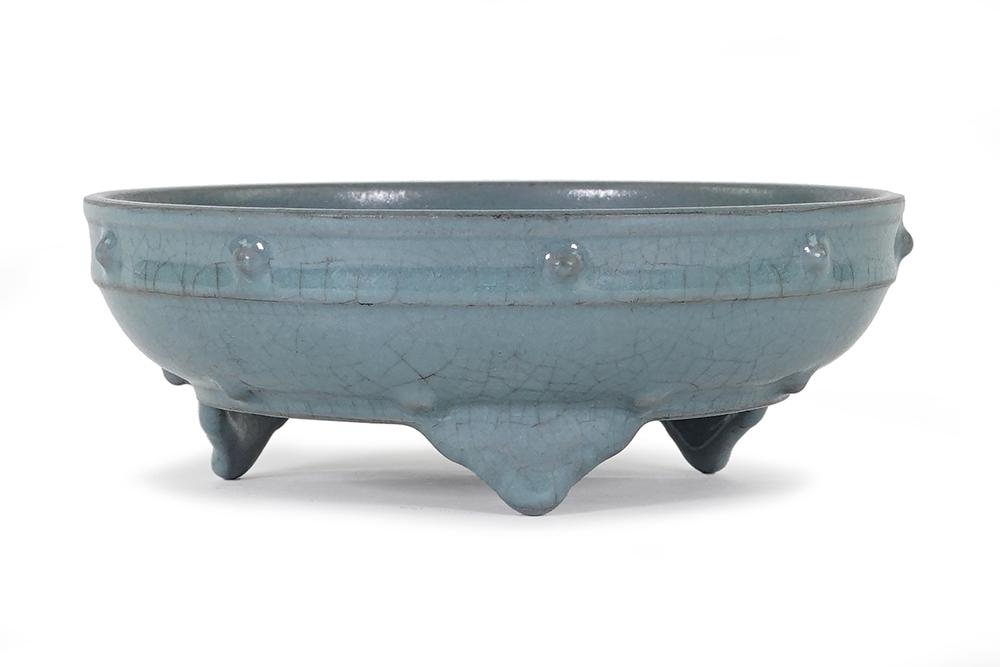 A Chinese Ru Ware Style Narcissus Bowl. (1 of 1)