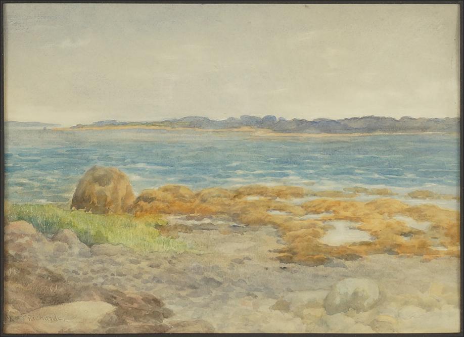 William Trost Richards (American, 1833-1905) Along the (1 of 2)