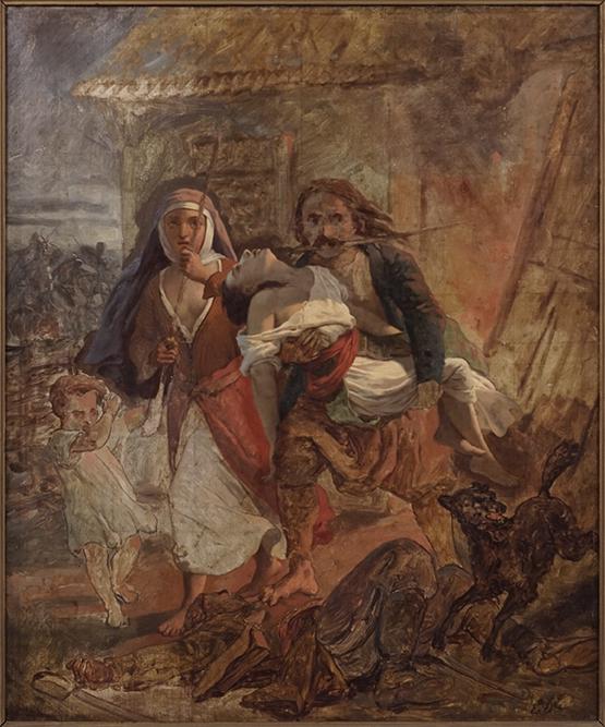 After Eugene Delacroix (French, 1798-1863) Sketch for (1 of 4)