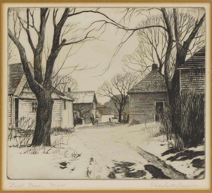 Charles Capps (American, 1898-1981) Back Road. (1 of 13)