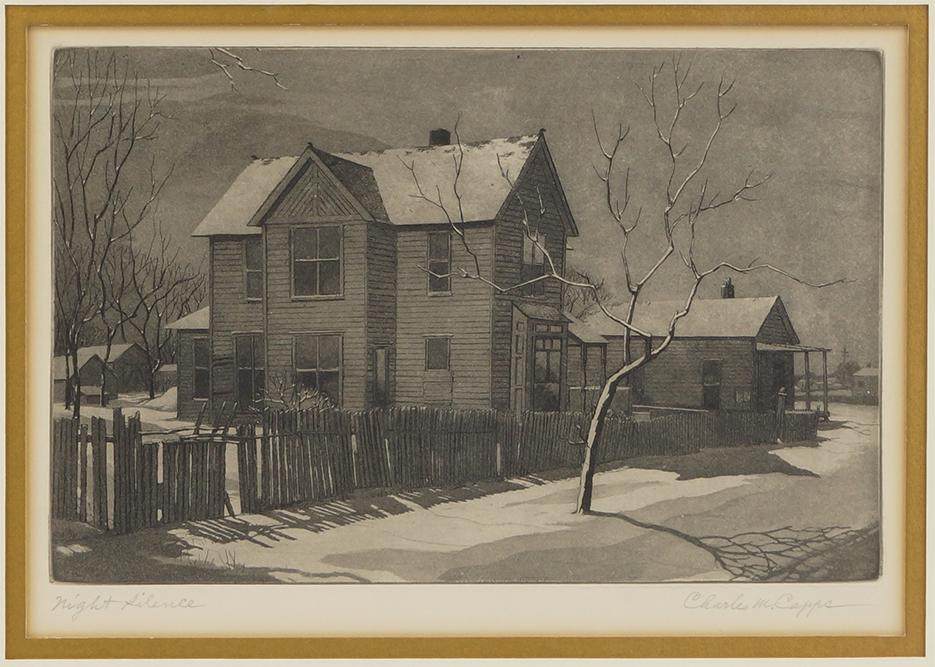 Charles Capps (American, 1898-1981) Night Silence. (1 of 6)