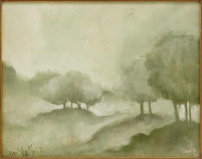 Henri Gadbois (American, 1920-2018) Misty Landscape. (1 of 2)
