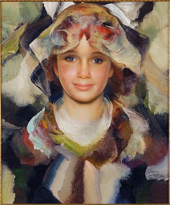 Francisco Masseria (Italian, 1927-2002) Bust of a Girl. (1 of 2)
