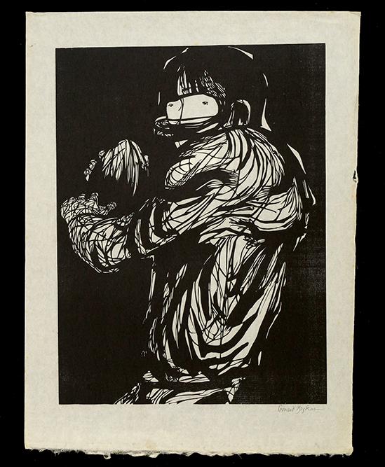 Leonard Baskin (American, 1922-2000) Football. (1 of 1)