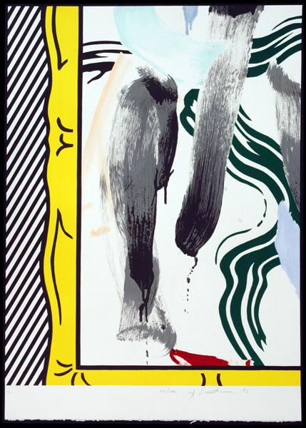 ROY LICHTENSTEIN (AMERICAN 1923-1997) AGAINST A: ROY LICHTENSTEIN (AMERICAN 1923-1997) AGAINST APARTHEID. Lithograph in colors, 1983, on Arches paper, signed, dated and numbered in pencil in the lower margin, edition 97/100; Published by the artist 