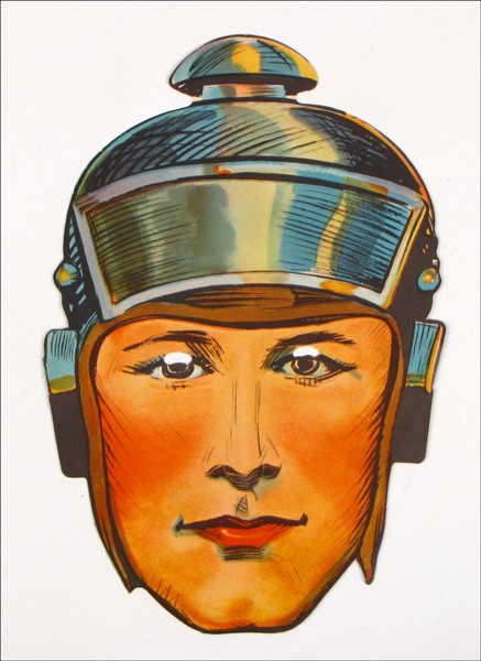BUCK ROGERS PAR-T-MASK.: BUCK ROGERS PAR-T-MASK. 1933, Manufactured by Einson-Freeman Co., Inc. Eyes and nose have been punched out 11.75" x 8"