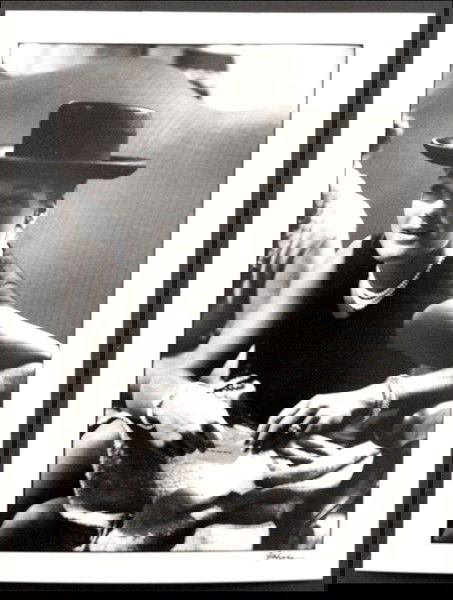 SHAROKH HATAMI (B. 1928) THREE WORKS - COCO CHA: SHAROKH HATAMI (B. 1928) THREE WORKS - COCO CHANEL. Model on Coco Chanel Staircase: Gelatin silver print, signed lower right; Brocade Gown: Gelatin silver print, signed lower right; Romy Schneider at