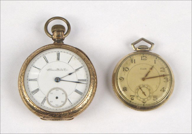 ELGIN COMMANDER GOLD FILLED POCKET WATCH.: ELGIN COMMANDER GOLD FILLED POCKET WATCH. Together with an Elgin gold filled pocket watch