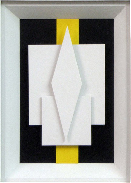 FRITZ RUOFF (GERMAN 1906-1988) MULTIPLE FRM 2.: FRITZ RUOFF (GERMAN 1906-1988) MULTIPLE FRM 2. Relief, Edition Domberger Stuttgart with their label on the reverse, signed and numbered 7/25 on the label; Frame: 15.50" x 13.25" 6.50" x 4.25"