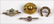 967160: FOUR VICTORIAN GOLD FILLED AND SEMI-PRECIOUS ST