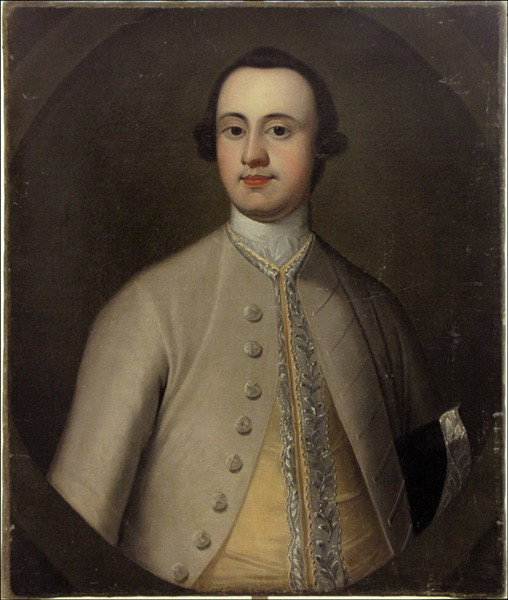 AFTER JOHANN ZOFFANY (1733-1810) PORTRAIT OF JO: AFTER JOHANN ZOFFANY (1733-1810) PORTRAIT OF JOHN E. WYNDAM. Oil on canvas; Unframed 29.50" x 24.50"