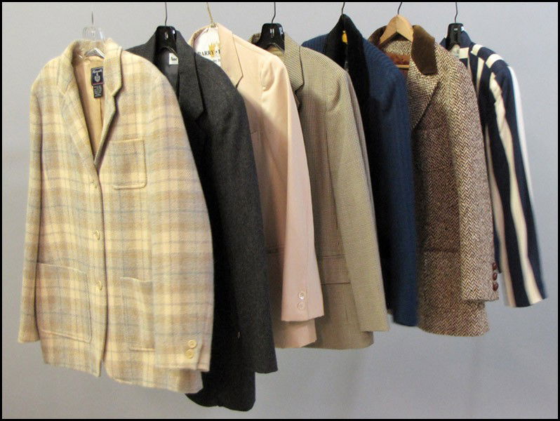 GROUP OF JACKETS.: GROUP OF JACKETS. Including Giorgio Armani, Byblos, MaxMara, and others