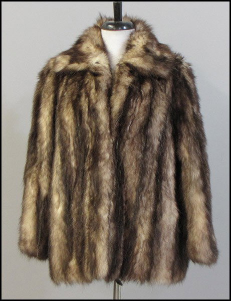 FUR JACKET.: FUR JACKET.