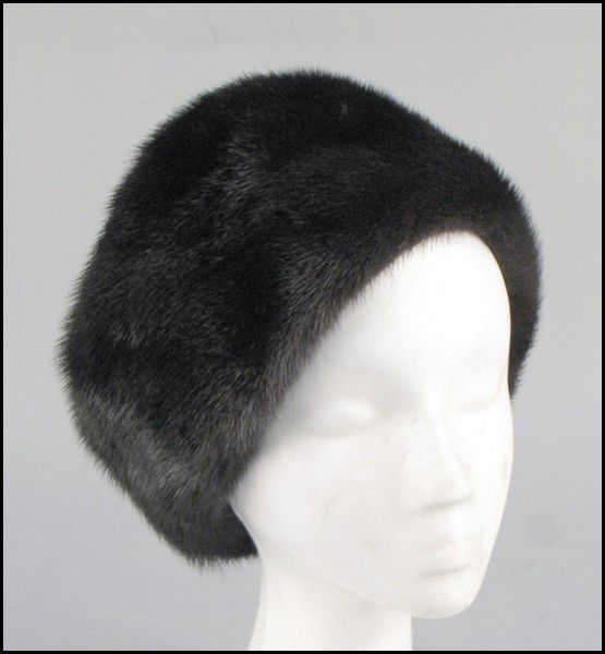 BLACK MINK HAT.: BLACK MINK HAT.