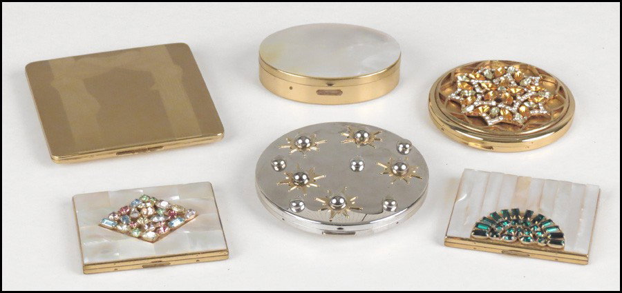 SIX ELGIN AMERICAN COMPACTS.: SIX ELGIN AMERICAN COMPACTS.