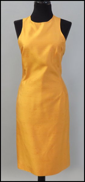 GIANFRANCO FERRE SILK BLEND SLEEVELESS COCKTAIL: GIANFRANCO FERRE SILK BLEND SLEEVELESS COCKTAIL DRESS. Size 8