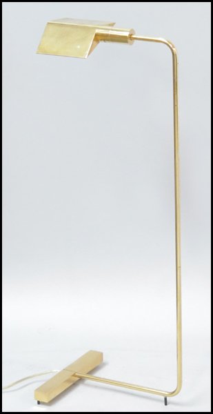 CEDRIC HARTMAN BRASS FLOOR LAMP.: CEDRIC HARTMAN BRASS FLOOR LAMP. Height: 36"