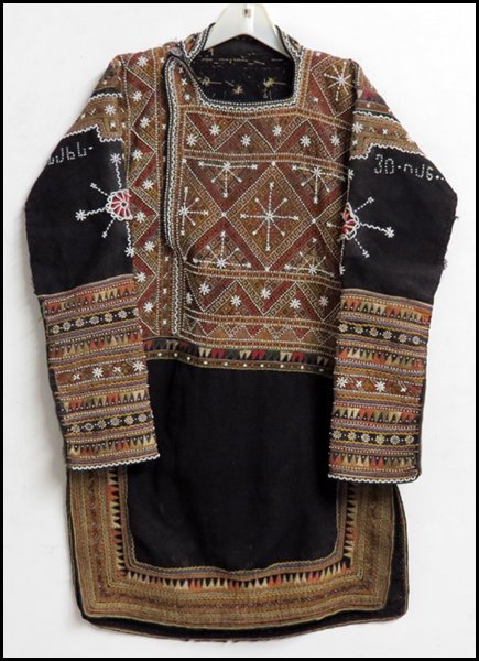 ARMENIAN BEADED AND EMBDROIDERED TUNIC.: ARMENIAN BEADED AND EMBDROIDERED TUNIC.