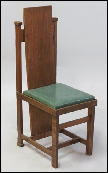 FRANK LLOYD WRIGHT SIDE CHAIR.: FRANK LLOYD WRIGHT SIDE CHAIR.