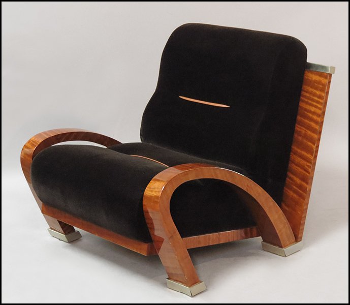 ENRIQUE GARCEL CLUB CHAIR.: ENRIQUE GARCEL CLUB CHAIR. H: 38" W: 37" D: 41"