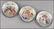 1172088: THREE BJORN WIINBLAD FOR ROSENTHAL PORCELAIN P