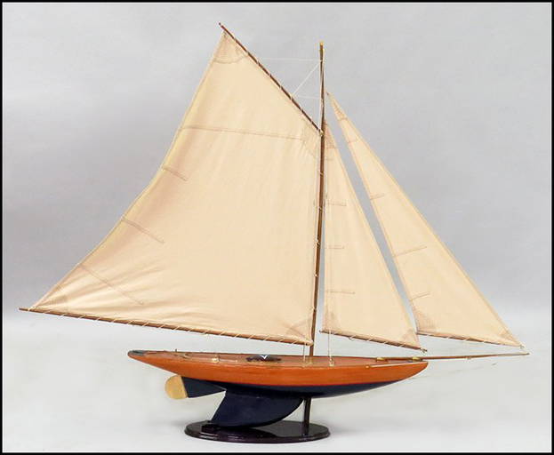 Model Ship Of The Bluebell, M.y.c.