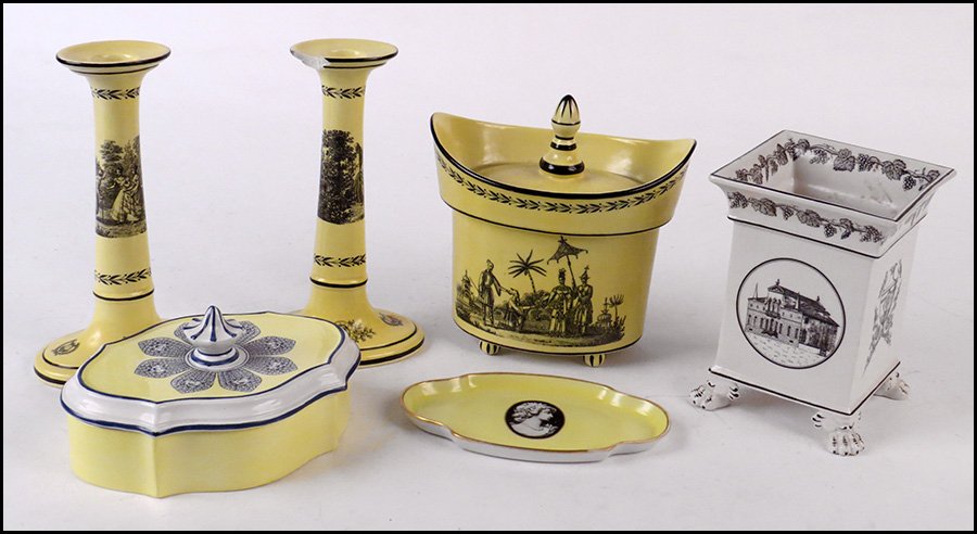 MOTTAHEDEH PORCELAIN COVERED BOX.