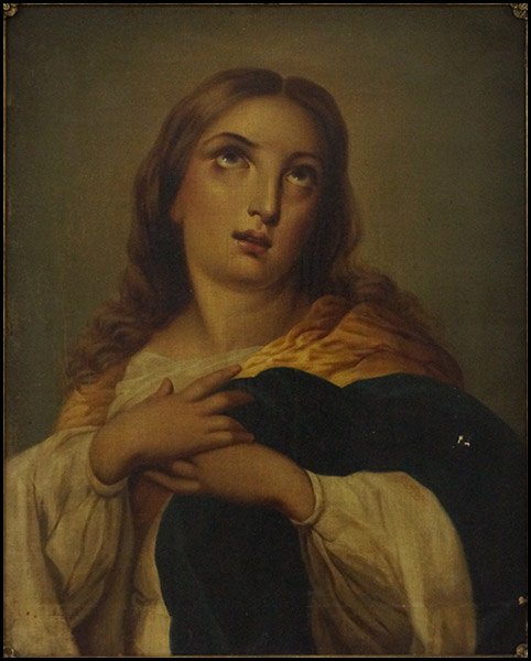ATTRIBUTED TO ONORIO MARINARI (ITALIAN, 1627-1715).: ATTRIBUTED TO ONORIO MARINARI (ITALIAN, 1627-1715). Oil on canvas. Unsigned. Frame: 33" x 29" Sight: 25.5" x 20.5"