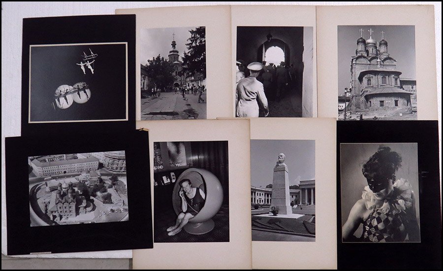 JAMES HOWLETT (AMERICAN, 20TH CENTURY) COLLECTION OF BL: JAMES HOWLETT (AMERICAN, 20TH CENTURY) COLLECTION OF BLACK AND WHITE PHOTOGRAPHY OF 1970'S SOVIET RUSSIA. Comprised of forty five images depicting Moscow, Kiev, Lenin, Leningrad, the USSR Exhibition o