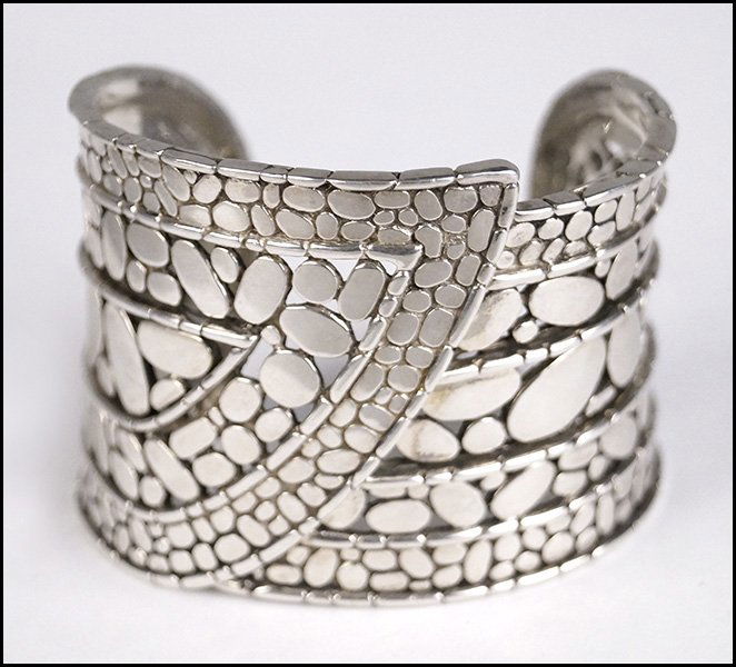 JOHN HARDY STERLING SILVER KALI BRACELET.: JOHN HARDY STERLING SILVER KALI BRACELET.