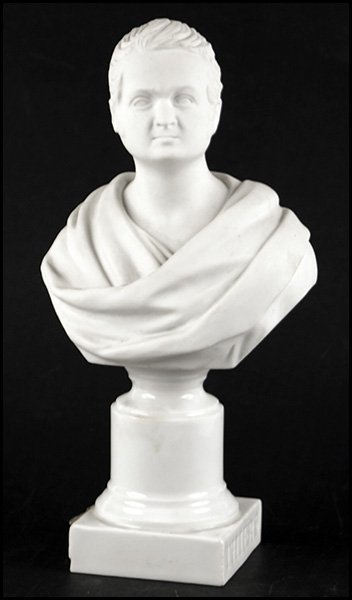 JACOB PETIT BISQUE 19TH CENTURY BUST.: JACOB PETIT BISQUE 19TH CENTURY BUST. 8.5"