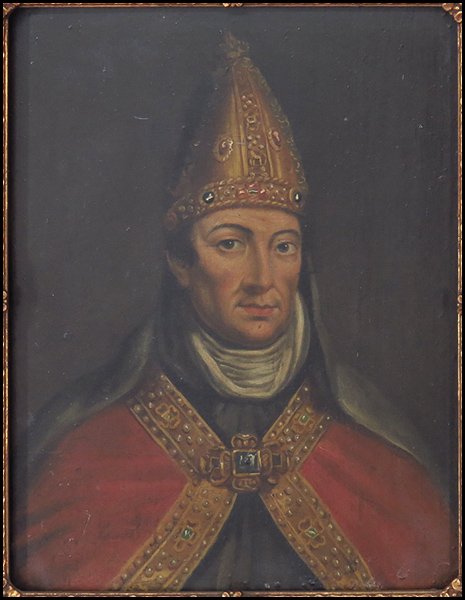 ARTIST UNKNOWN (CONTINENTAL SCHOOL, 19TH CENTURY) PORTR: ARTIST UNKNOWN (CONTINENTAL SCHOOL, 19TH CENTURY) PORTRAIT OF A MAN. Oil on board. Unsigned Sight: 9.75'' x 7.5'' Frame: 13'' x 10.75''