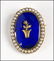 VICTORIAN PEARL AND 10 KARAT YELLOW GOLD BROOCH /