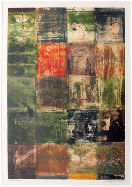 ANNE RAYMOND (AMERICAN, 20TH CENTURY) UNTITLED AUTUMN,: ANNE RAYMOND (AMERICAN, 20TH CENTURY) UNTITLED AUTUMN, 2005. Monotype. Pencil signed LR. Provenance: Peter Bartlow Gallery. Frame: 41" x 31" Sight: 33.5" x 23.5"