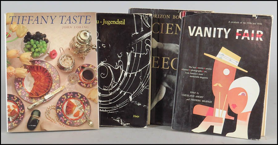 COLLECTION OF HARDCOVER BOOKS.: COLLECTION OF HARDCOVER BOOKS. Including 'Constantin Brancusi 1876-1957,' 'Tiffany Taste,' 'Wide Angle: National Geographic Greatest Places,' 'Vanity Fair: The Best Stories...' a book on the Art Nouve