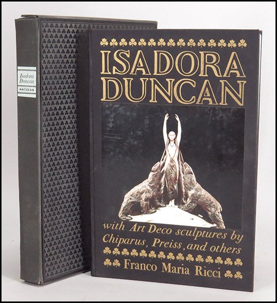 ALBERTO SAVINIO (ITALIAN, 1891-1952) ISADORA DUNCAN.: ALBERTO SAVINIO (ITALIAN, 1891-1952) ISADORA DUNCAN. Published by Franco Maria Ricci, printed in Milan, in July 1979 on handmade paper. First edition, no. 0283/3000. Signed by the publisher. Bearing p