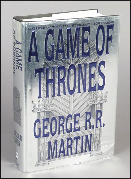 GEORGE R. R. MARTIN (AMERICAN, B. 1948) A GAME OF: GEORGE R. R. MARTIN (AMERICAN, B. 1948) A GAME OF THRONES. 9.5'' x 6.25'' $100/$200 First edition. Book One of A Song of Ice and Fire. Published by Bantam Books, 1996